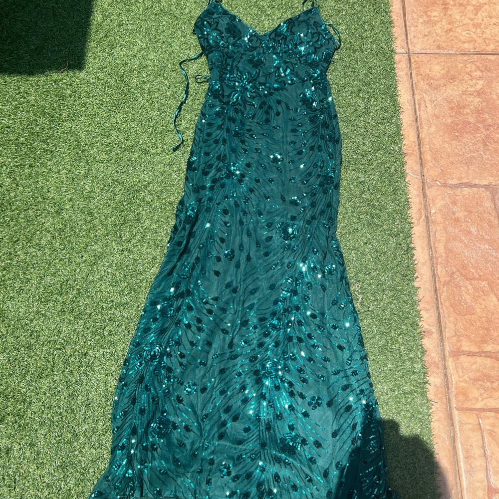 Lulu's Forest Green Dress